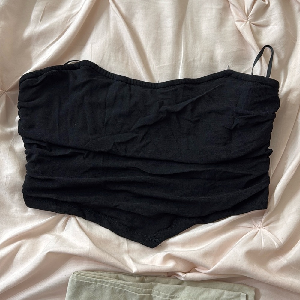 Black tube top